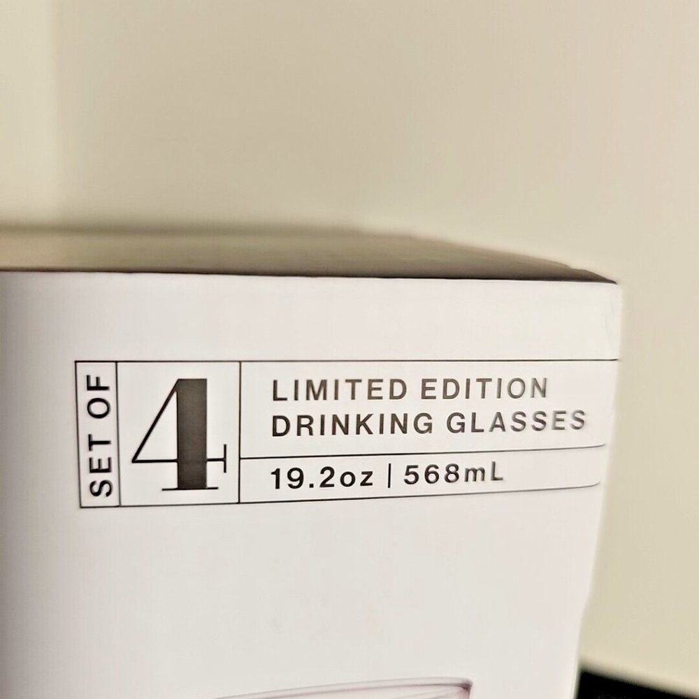 Disney Star Wars Striking Sketch Collection Limited Edition Drinking Glasses 4p - Picture 5 of 5